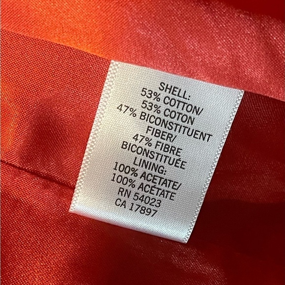 Banana Republic Coral Tan Trench Coat Sz M - Picture 8 of 12